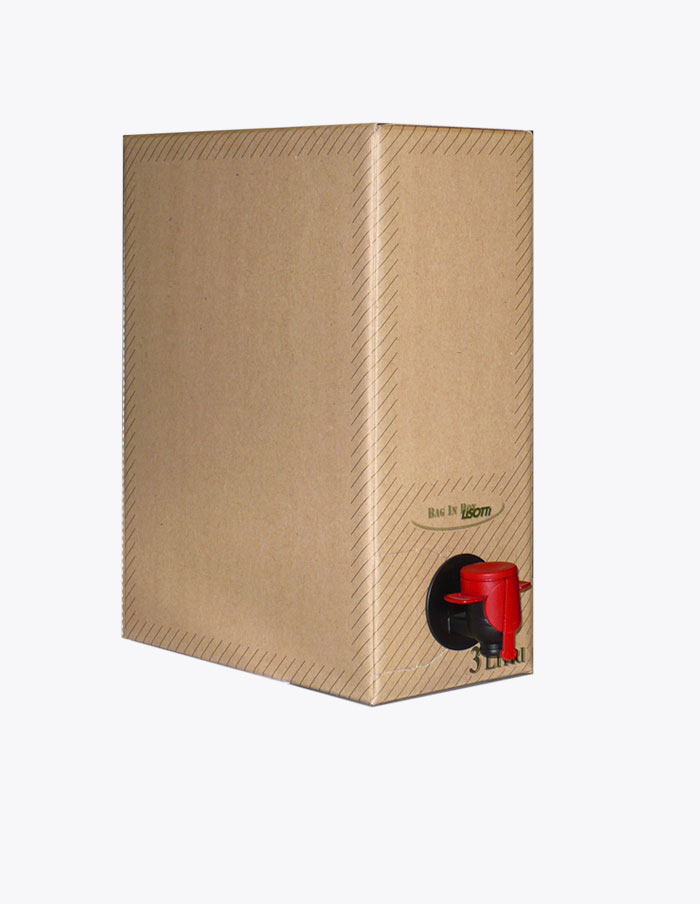 Bag in Box 3 litri Rustica, Colore Avana, Contenitore per vino